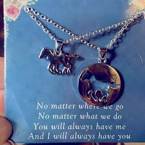Two  Horse Necklaces